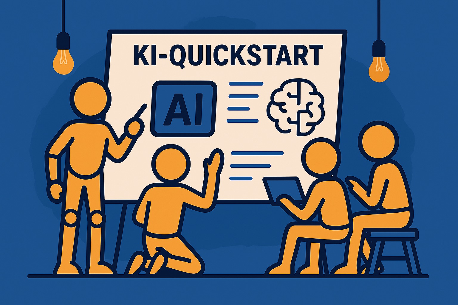 Teilnehmende am KI-Workshop Quickstart mit Break GmbH
